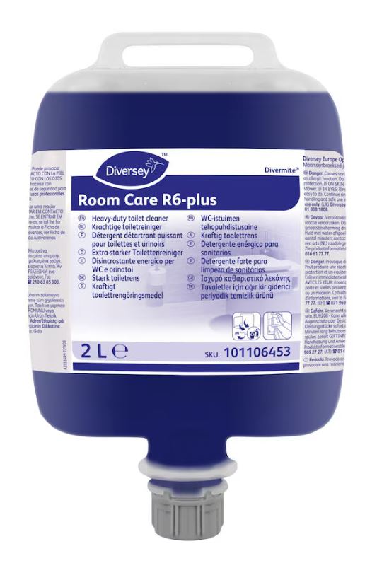 Diversey Room Care R6-plus, 2L - засіб для чистки сантехніки
